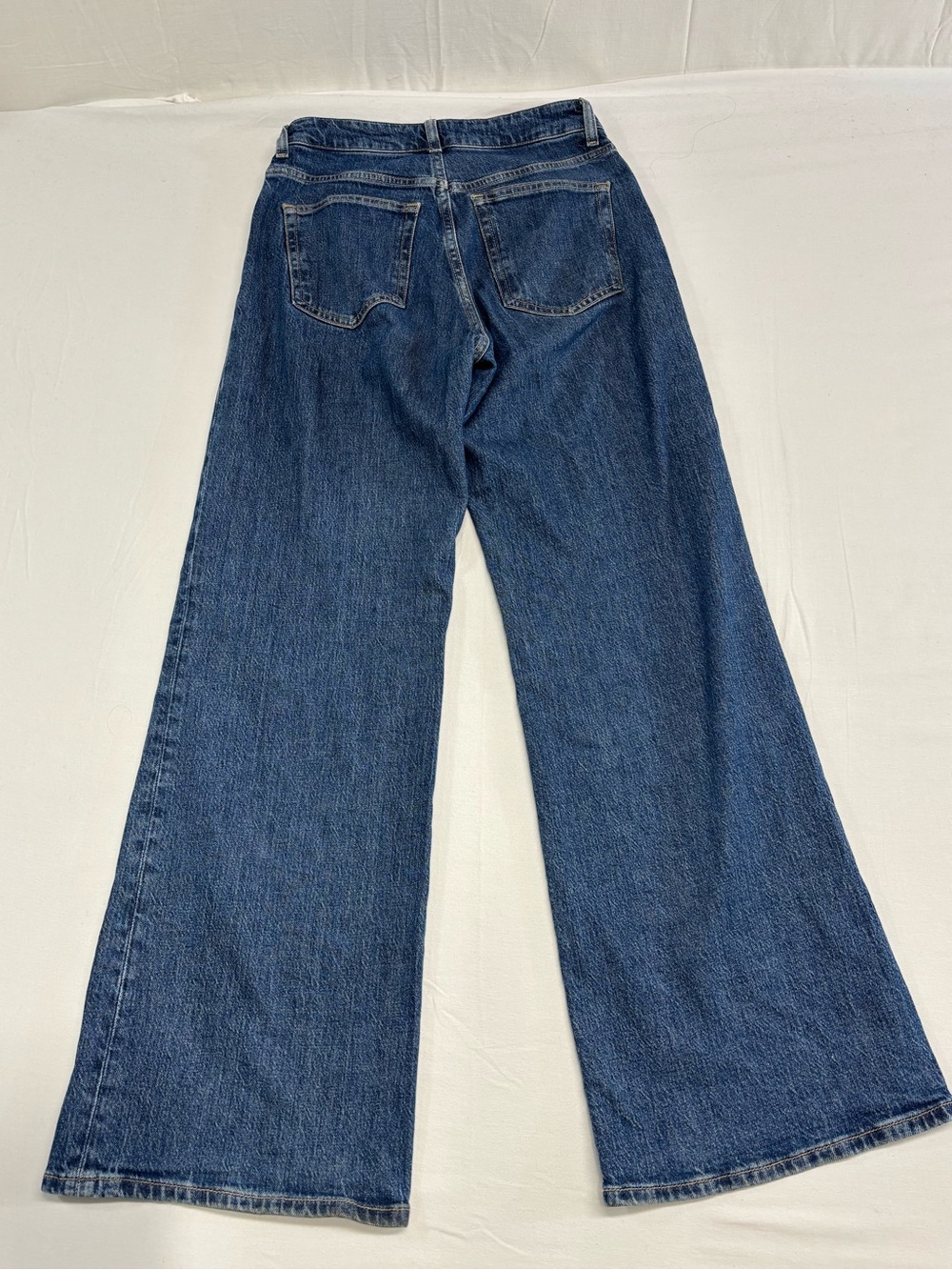 H&M Wide Leg High Waist Jeans Medium Blue Wash Size 4 - 562 - Picture 5 of 5
